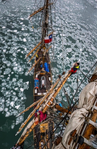 Magellan Straits Seno Almirantazgo and its inner fjords Bark Europa Chilean Channels Jordi Plana Morales