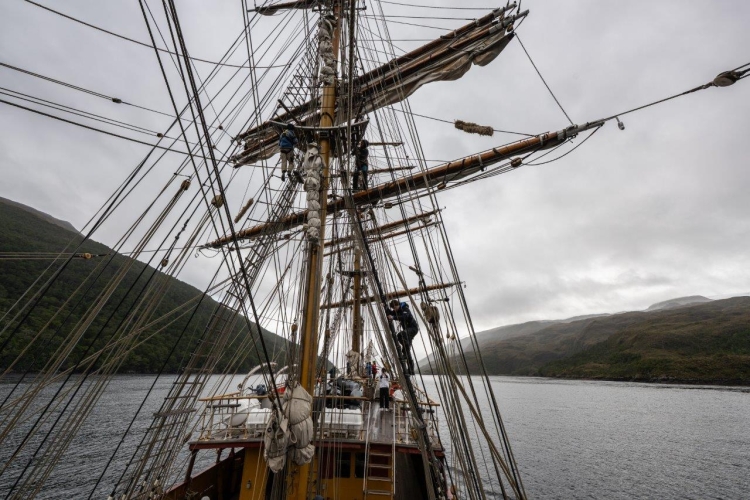 Magellan Straits Canal Gabriel and Seno Almirantazgo Chilean Channels Jordi Morales Bark EUROPA