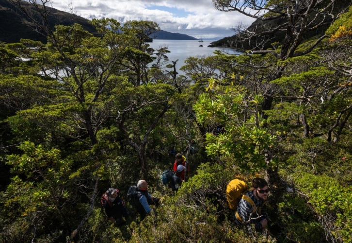Magellan Straits Canal Gabriel and Seno Almirantazgo Chilean Channels Jordi Morales Bark EUROPA
