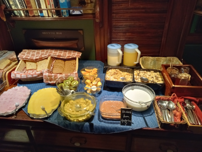 Meals on board Bark EUROPA