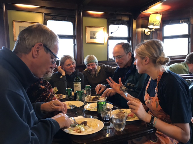 Meals on board Bark EUROPA