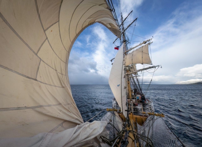 Magellan Straits Chilean Channels Bark EUROPA Jordi Plana Morales