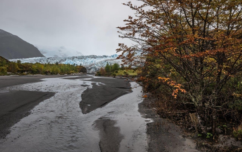 Sailing in the Chilean channels Fiordo Peel - Estero Amalia (Skua Glacier)