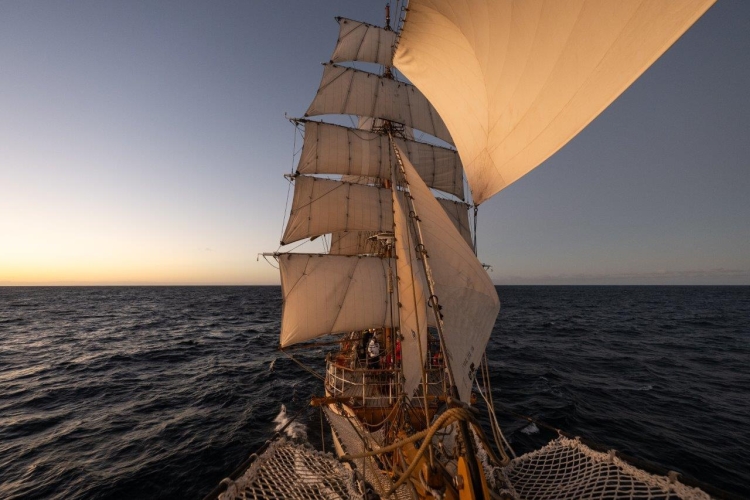 Pacific Ocean · Sailing North · Humboldt Current Bark EUROPA