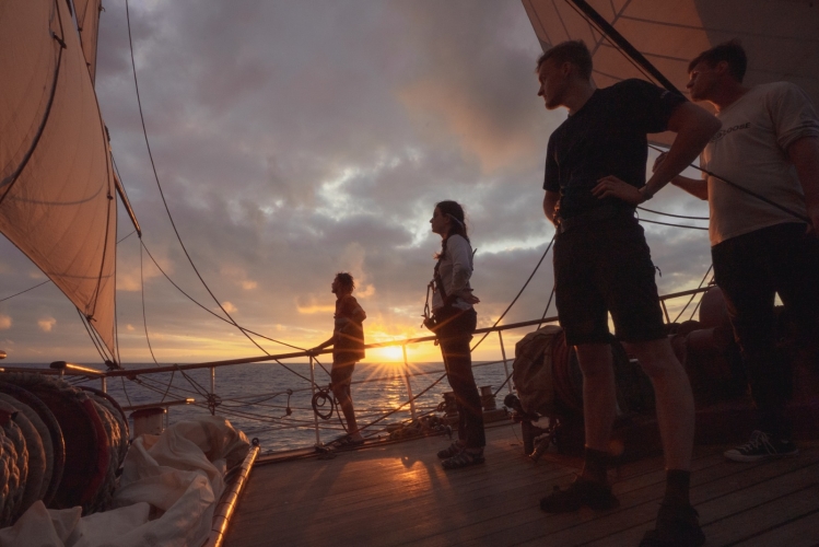Sailing from Peru to the Galapagos by Joshua Vela-Fonseca