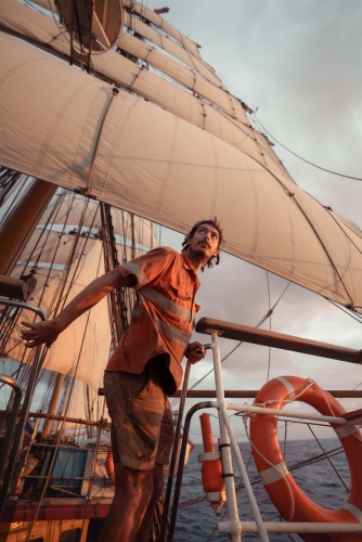 Sailing from Peru to the Galapagos by Joshua Vela-Fonseca