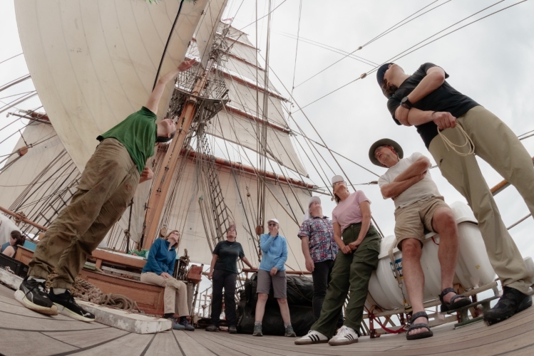Sailing from Peru to the Galapagos by Joshua Vela-Fonseca