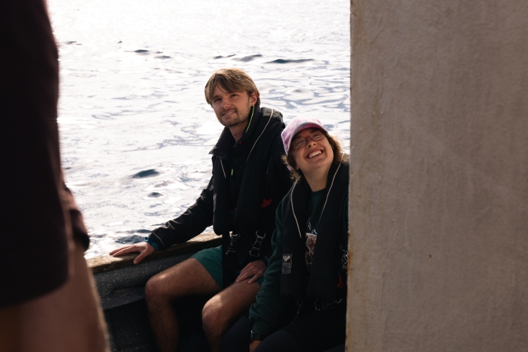 Bark EUROPA sailing from Easter Island Rapa Nui to Tahiti by Fraser Edward