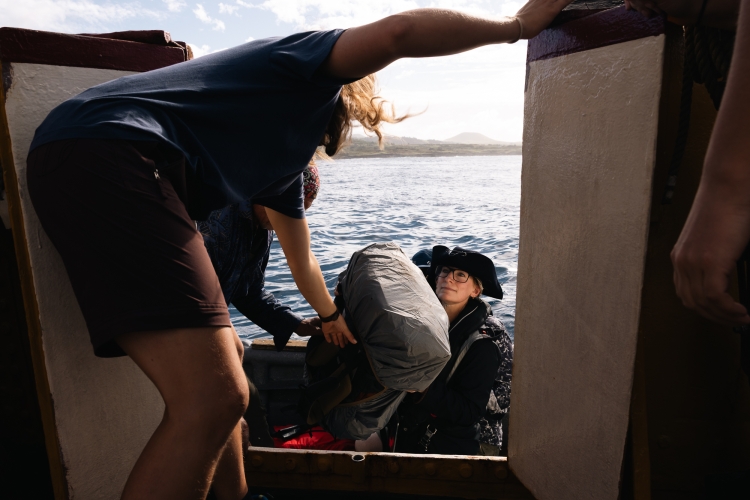 Bark EUROPA sailing from Easter Island Rapa Nui to Tahiti by Fraser Edward
