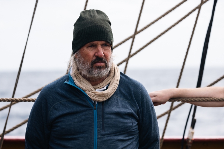 Bark EUROPA sailing from Easter Island Rapa Nui to Tahiti by Fraser Edward