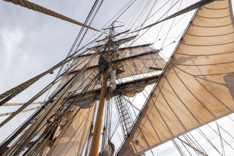 Bark EUROPA sailing from Rapa Nui to Pitcairn & Easter Island by Fraser Edwards