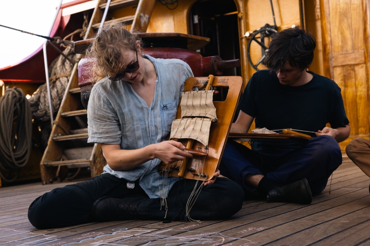 Bark EUROPA sailing from Rapa Nui to Pitcairn & Easter Island by Fraser Edwards