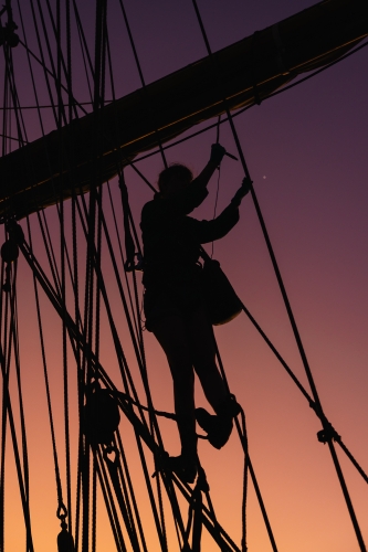 Bark EUROPA sailing from Rapa Nui to Pitcairn & Tahiti by Fraser Edwards