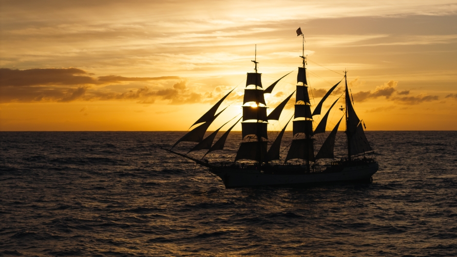 Bark EUROPA sailing from Rapa Nui to Pitcairn & Tahiti by Fraser Edwards