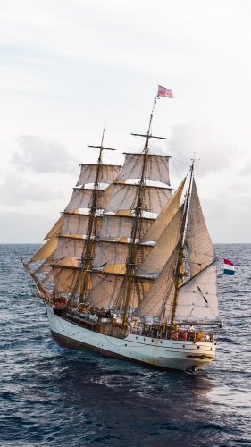 Bark EUROPA sailing from Rapa Nui to Pitcairn & Tahiti by Fraser Edwards