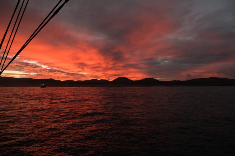 Bark EUROPA sailing to Easter Island/Rapa Nui