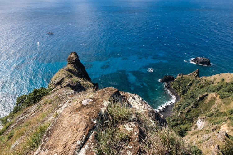 Bark EUROPA sailing Pacific Pitcairn Island by Fraser Edwards
