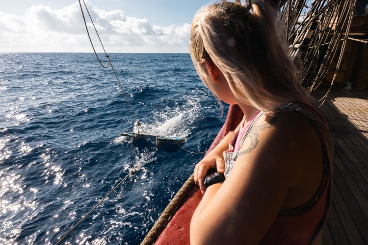 Bark EUROPA manta trawl research in the Pacific Fraser Edwards 