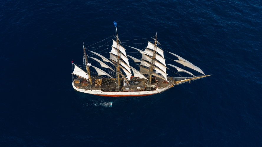 Bark EUROPA manta trawl research in the Pacific Fraser Edwards 