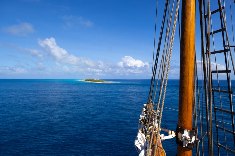 Bark EUROPA Fakarava Pacific Voyages Fraser Edwards
