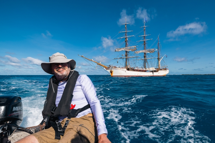 Bark EUROPA Fakarava Pacific Voyages Fraser Edwards