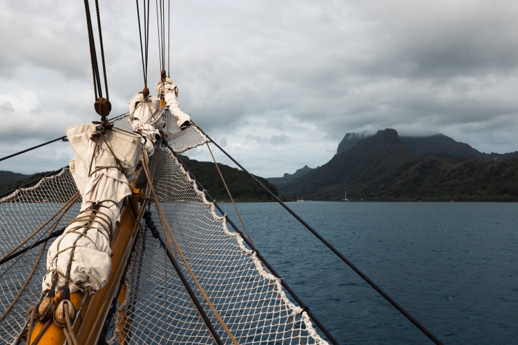 Bark EUROPA Raiatea by Fraser Edwards