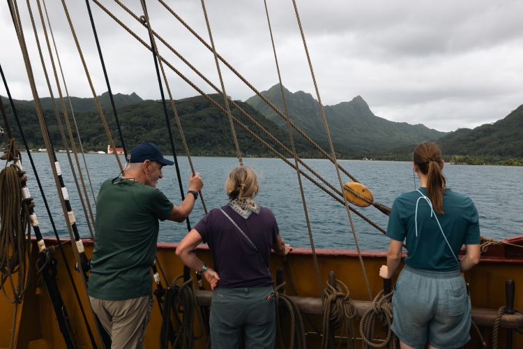 Bark EUROPA Raiatea by Fraser Edwards