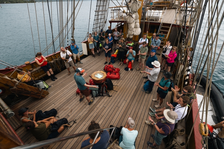 Bark EUROPA Raiatea by Fraser Edwards