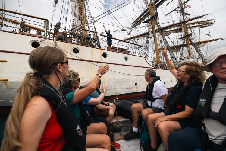 Bark EUROPA Raiatea by Fraser Edwards