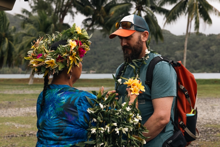 Bark EUROPA Raiatea by Fraser Edwards