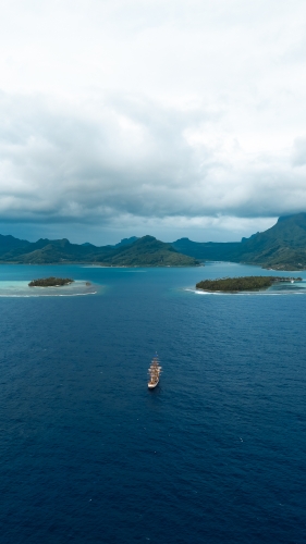 Bark EUROPA Raiatea by Fraser Edwards