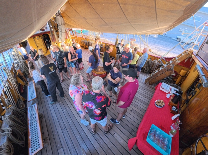 Embarkation in Papeete Tahiti