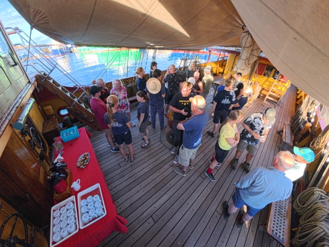Embarkation in Papeete Tahiti