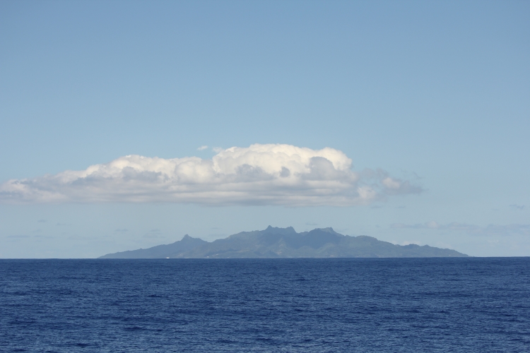 Sailing from Papeete Tahiti
