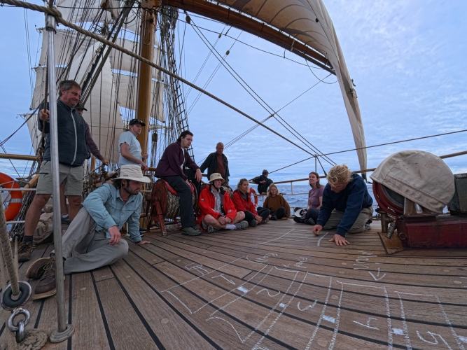 Familiarisations and sail training from Cook Islands to Tonga