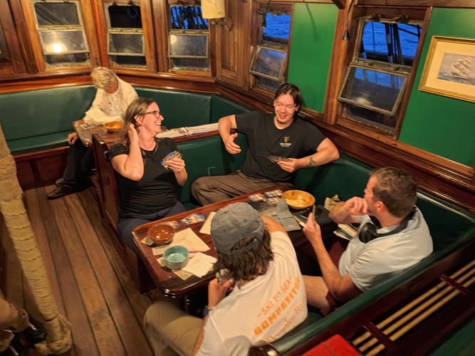 Another day at sea in the Pacific Ocean Bark EUROPA