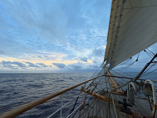 Crossing the date line