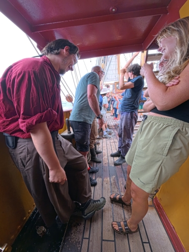 Crossing the date line