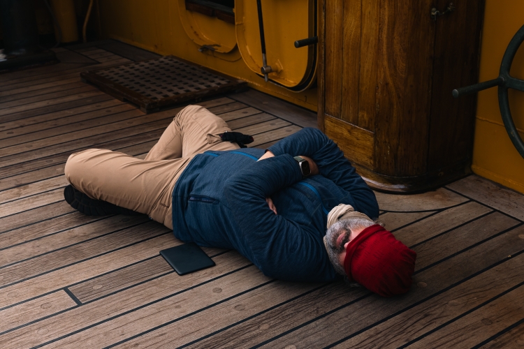 Naps on board Bark EUROPA