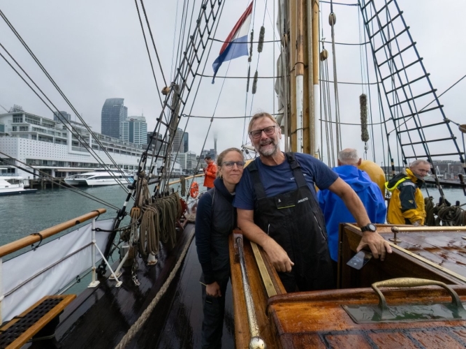 The start of the Cape Horn voyage