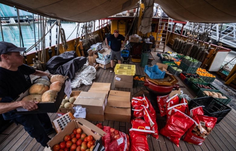 Auckland getting ready for the Cape Horn rounding Jordi Plana Morales