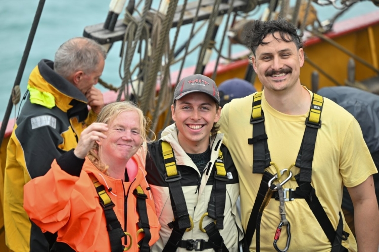The start of the Cape Horn voyage