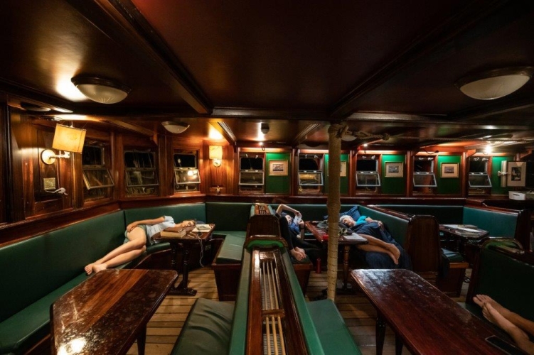 Naps on board Bark EUROPA