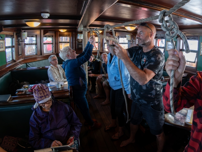 Sailing between Tonga and Auckland