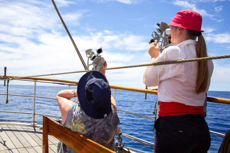 Sailing from Tonga to Auckland Bark EUROPA