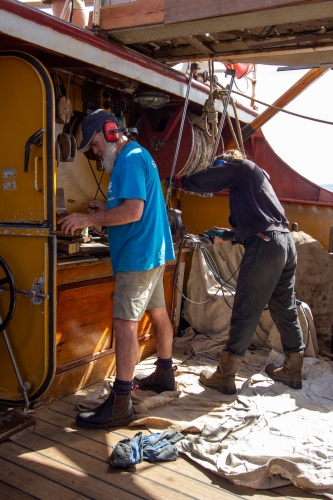 Sailing from Tonga to Auckland Bark EUROPA