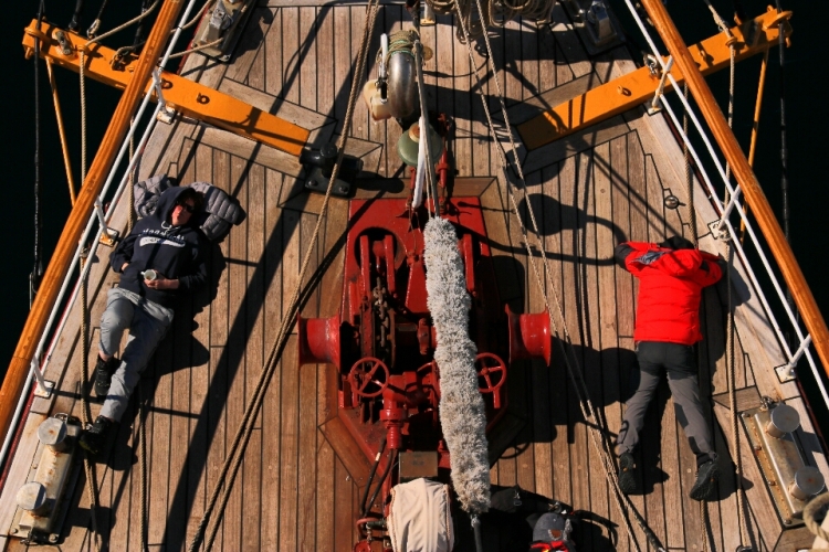 Naps on board Bark EUROPA