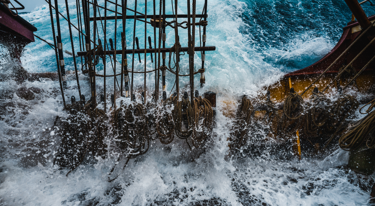 Sailing the southern seas on board EUROPA