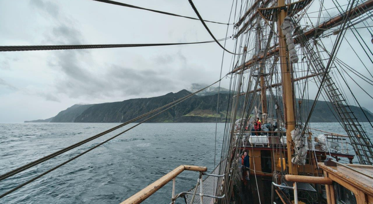 Arrival to Tristan da Cunha by Richard Simko
