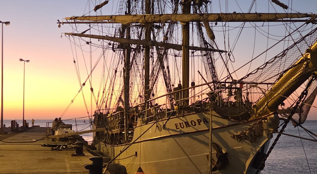 Bark EUROPA in Walvisbay Namibia